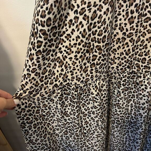 Main strip maxi dress women’s Medium boho babydoll peasant whimsigoth Y2K witchy - Picture 3 of 11